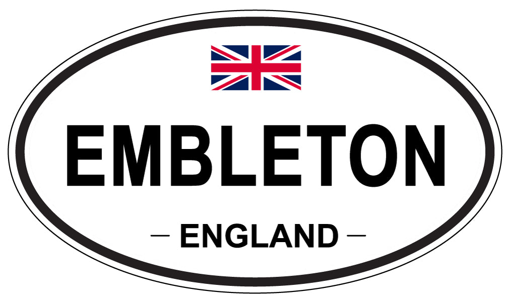 EMBLETON, England - Oval Magnet
