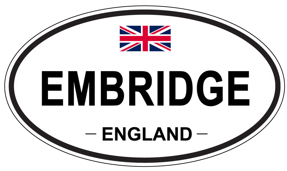EMBRIDGE, England - Oval Magnet