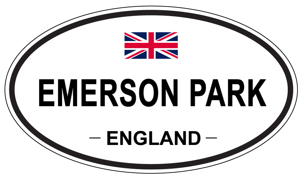 EMERSON PARK, England - Oval Magnet