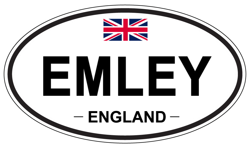 EMLEY, England - Oval Magnet