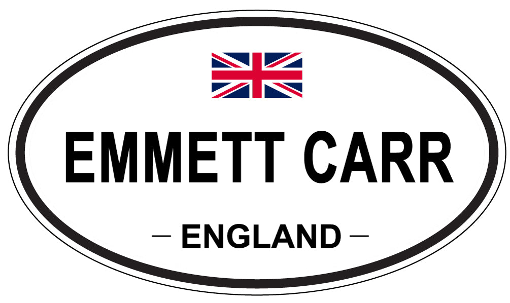 EMMETT CARR, England - Oval Magnet