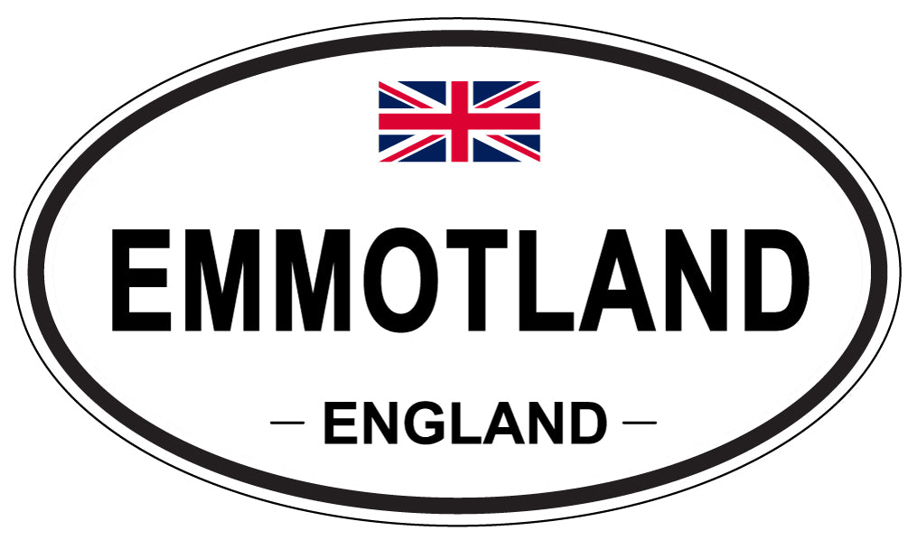 EMMOTLAND, England - Oval Magnet