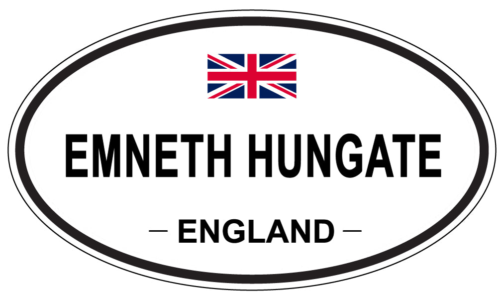 EMNETH HUNGATE, England - Oval Magnet
