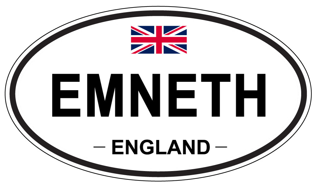 EMNETH, England - Oval Magnet