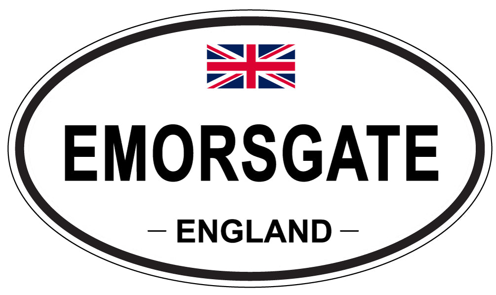 EMORSGATE, England - Oval Magnet