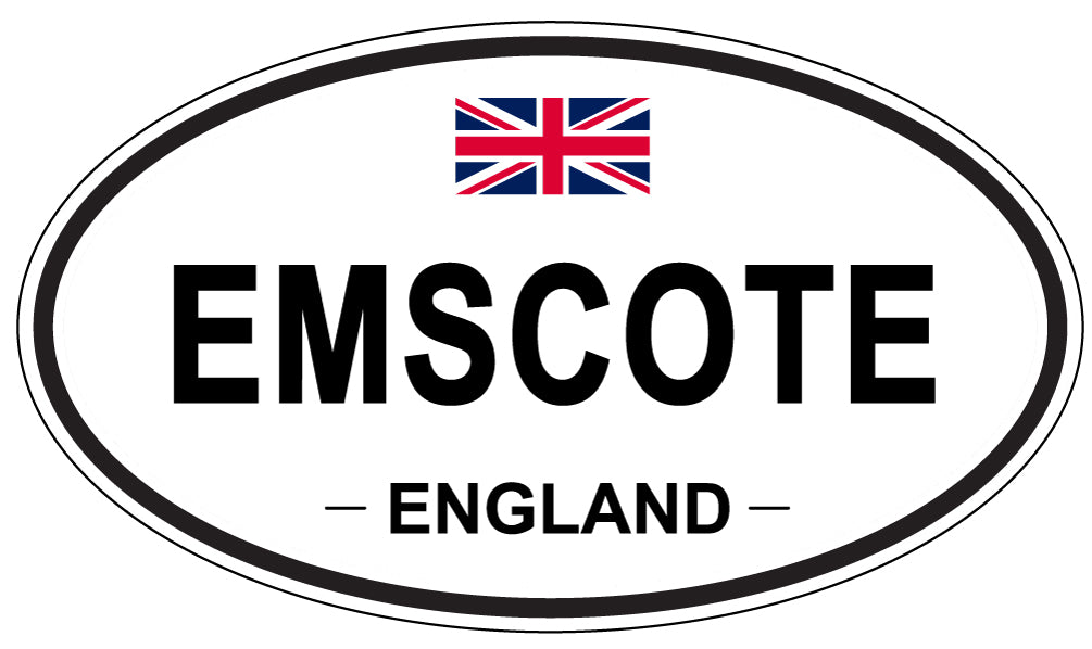 EMSCOTE, England - Oval Magnet