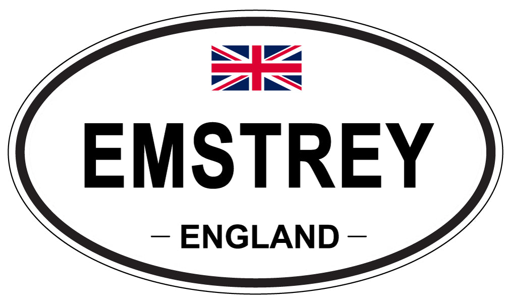 EMSTREY, England - Oval Magnet