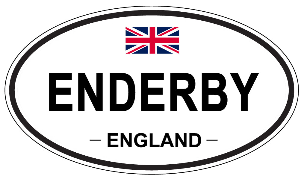 ENDERBY, England - Oval Magnet