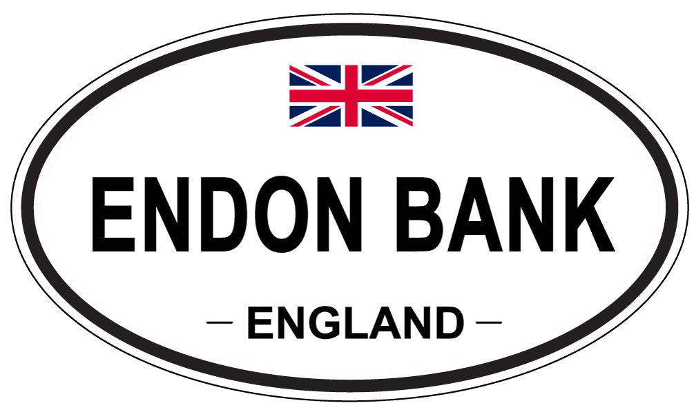 ENDON BANK, England - Oval Magnet