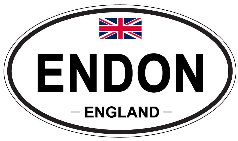 ENDON, England - Oval Magnet