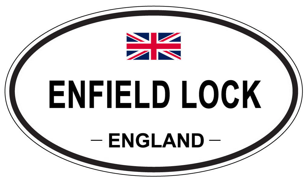 ENFIELD LOCK, England - Oval Magnet