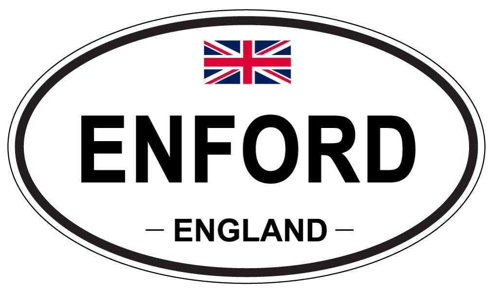 ENFORD, England - Oval Magnet