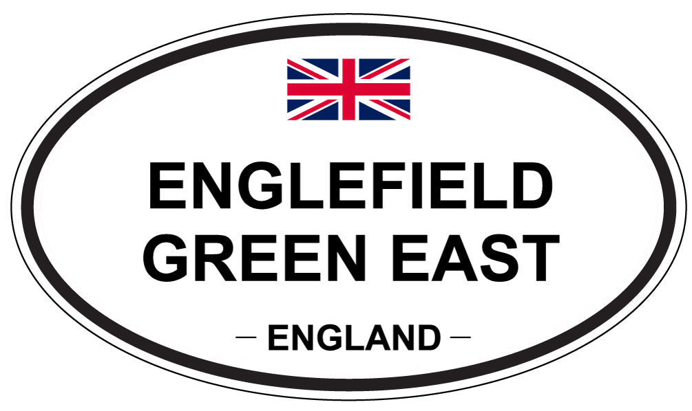 ENGLEFIELD GREEN EAST, England - Oval Magnet