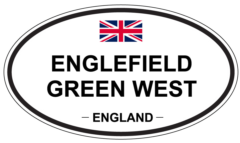 ENGLEFIELD GREEN WEST, England - Oval Magnet