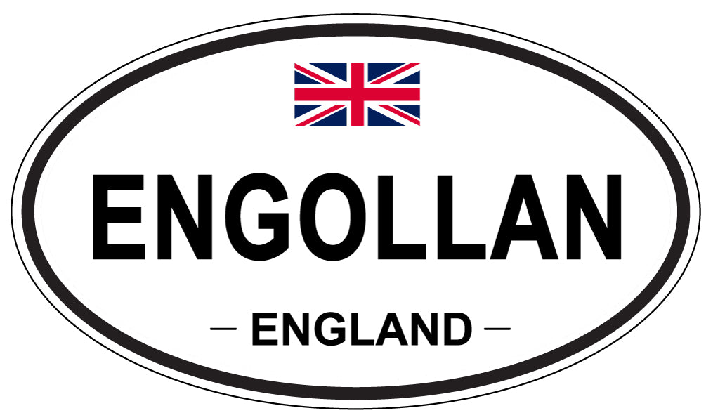 ENGOLLAN, England - Oval Magnet