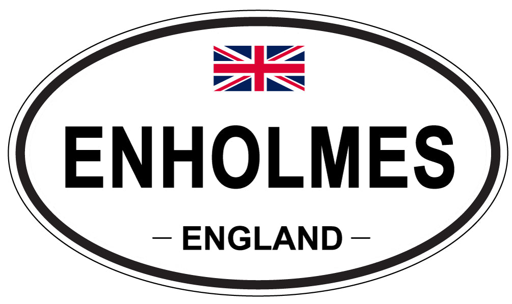ENHOLMES, England - Oval Magnet