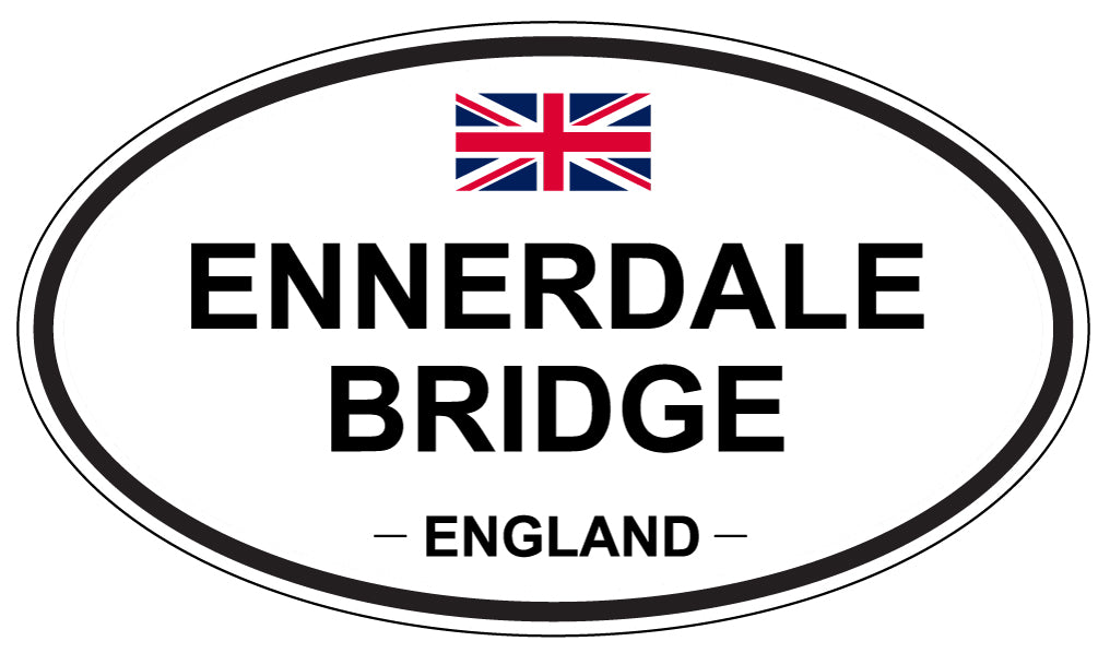 ENNERDALE BRIDGE, England - Oval Magnet