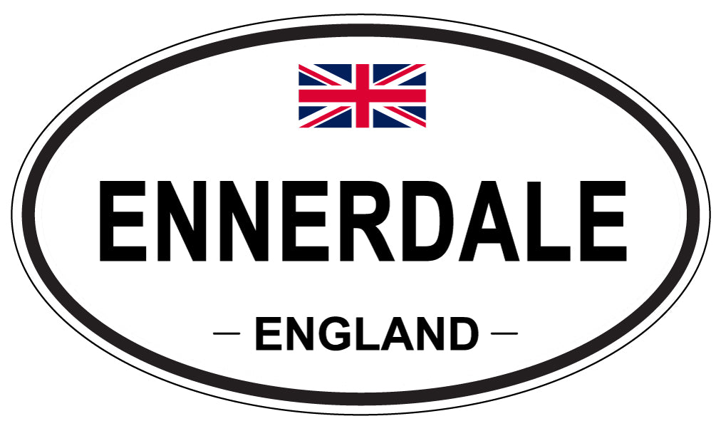 ENNERDALE, England - Oval Magnet