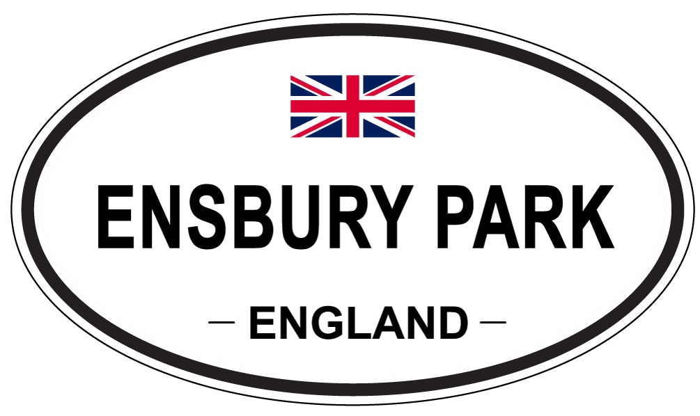 ENSBURY PARK, ENGLAND - Oval Sticker