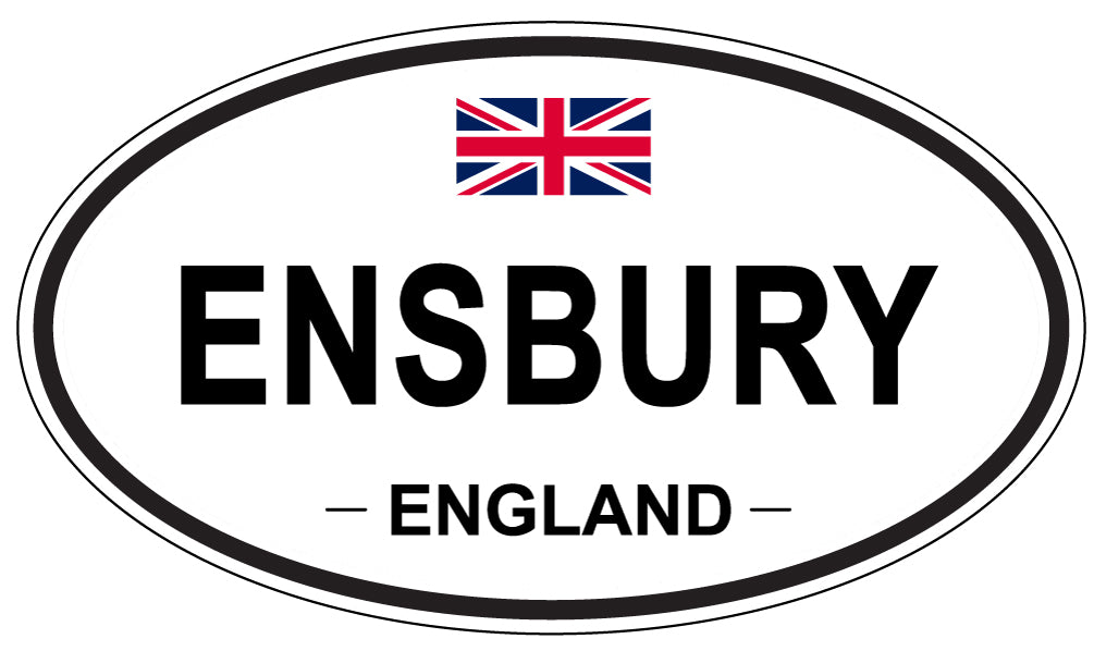 ENSBURY, England - Oval Magnet