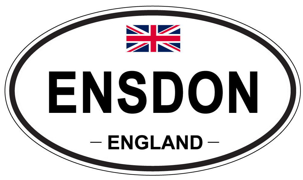 ENSDON, England - Oval Magnet