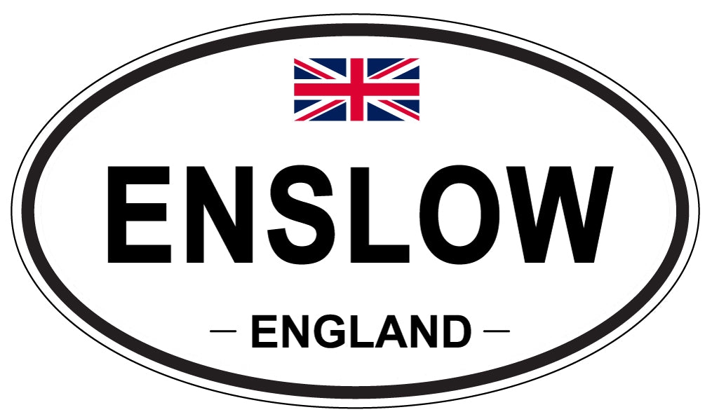 ENSLOW, England - Oval Magnet