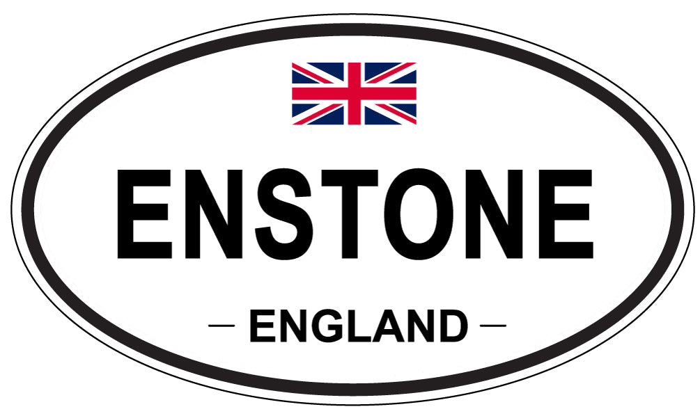 ENSTONE, England - Oval Magnet