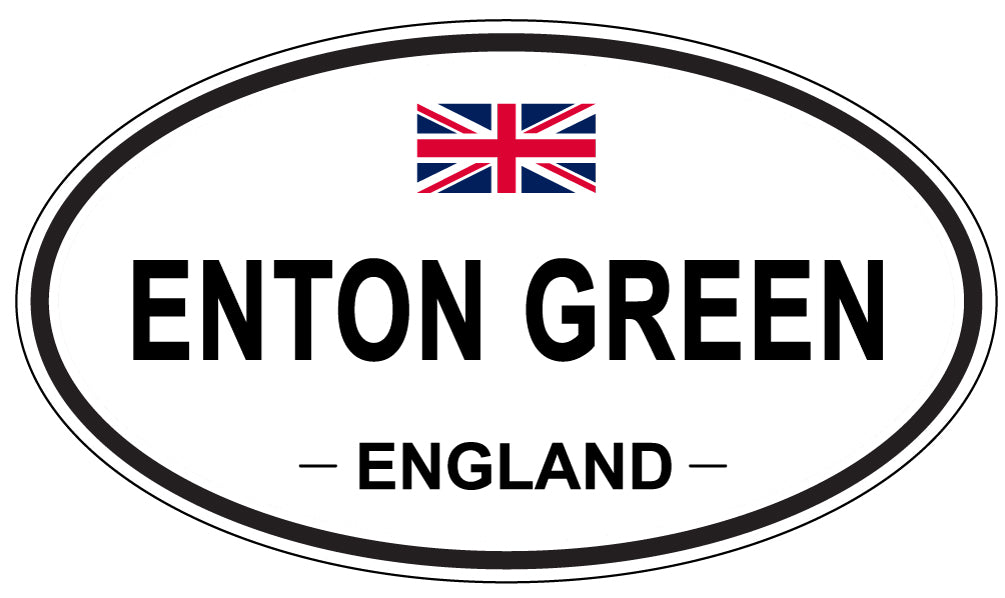 ENTON GREEN, England - Oval Magnet