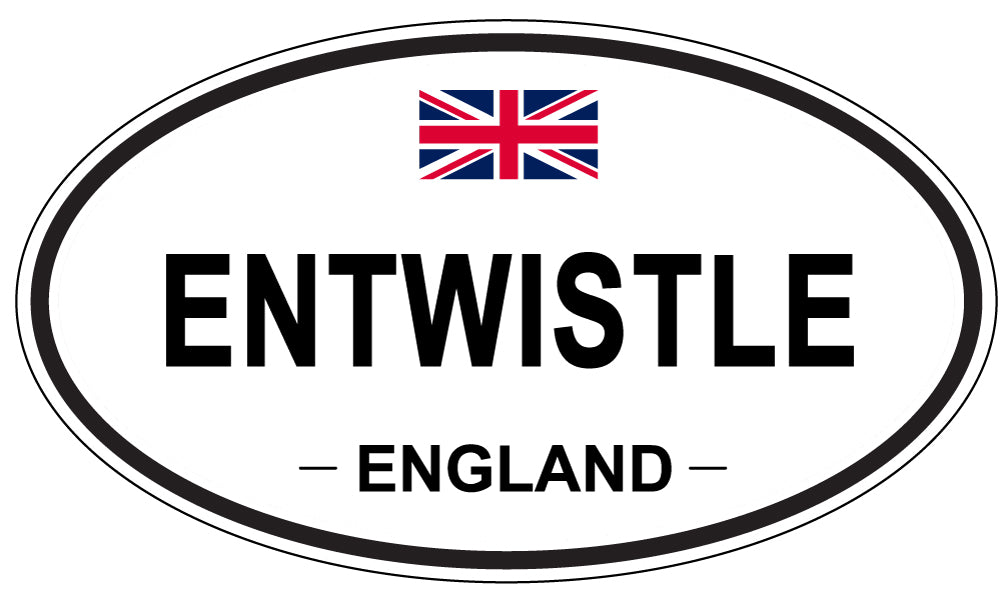 ENTWISTLE, England - Oval Magnet