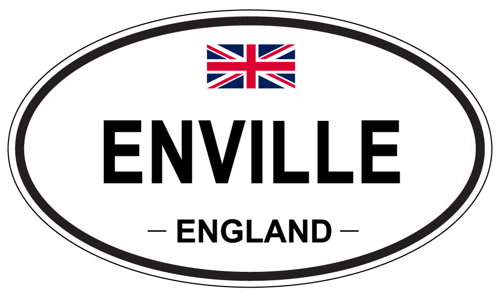 ENVILLE, England - Oval Magnet