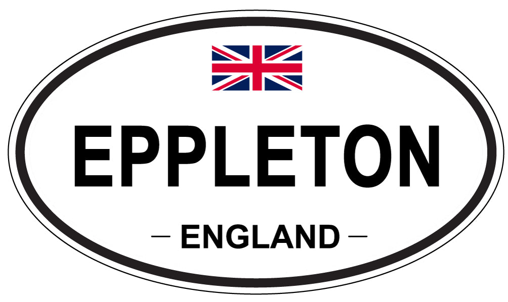 EPPLETON, England - Oval Magnet