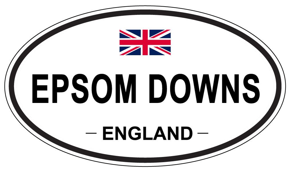 EPSOM DOWNS, England - Oval Magnet