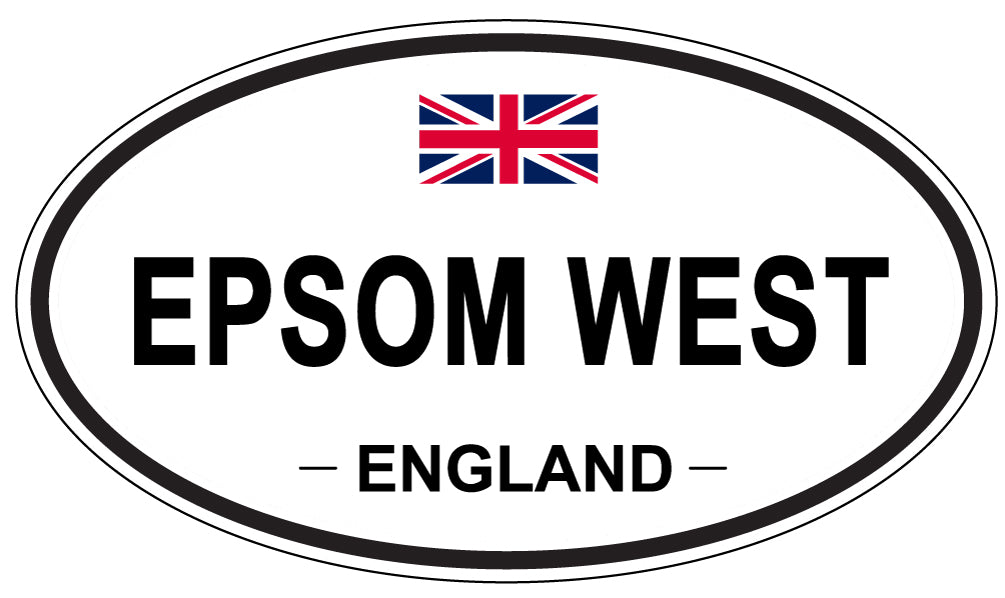 EPSOM WEST, England - Oval Magnet