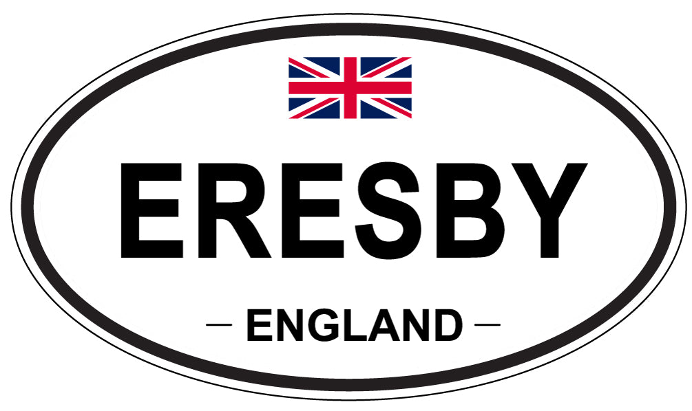 ERESBY, England - Oval Magnet