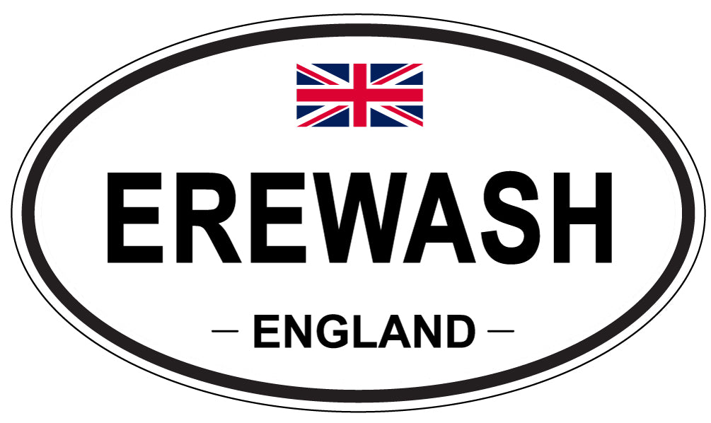 EREWASH, England - Oval Magnet