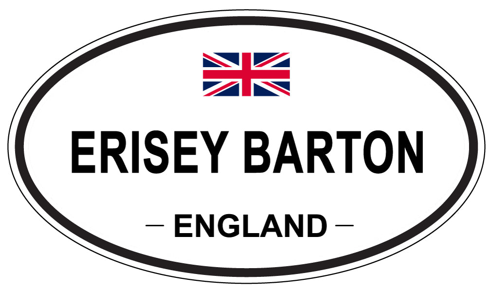 ERISEY BARTON, England - Oval Magnet