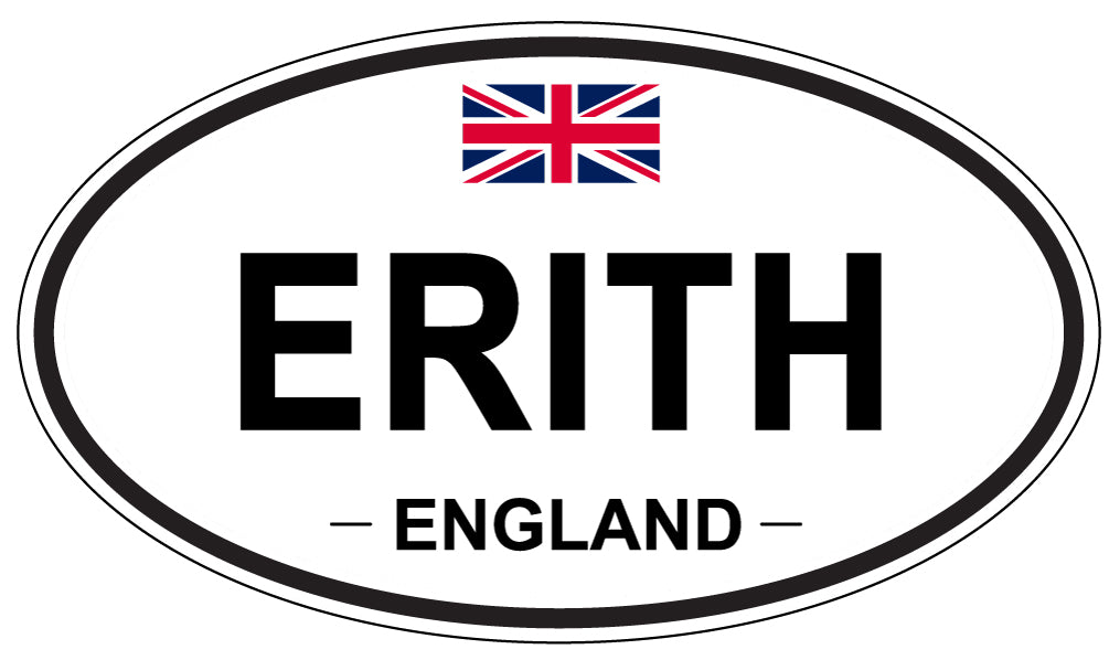 ERITH, England - Oval Magnet
