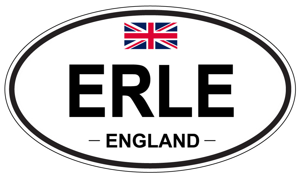 ERLE, England - Oval Magnet