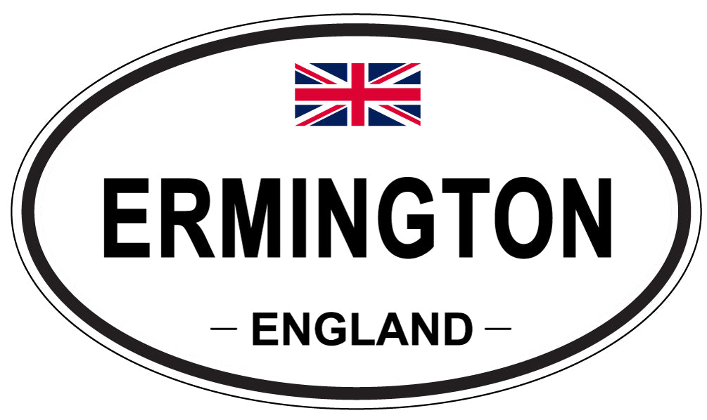 ERMINGTON, England - Oval Magnet