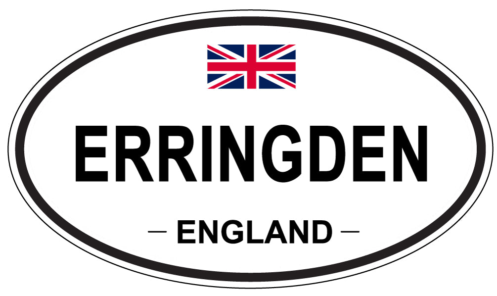 ERRINGDEN, England - Oval Magnet