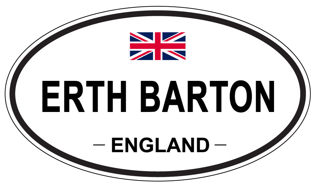 ERTH BARTON, England - Oval Magnet