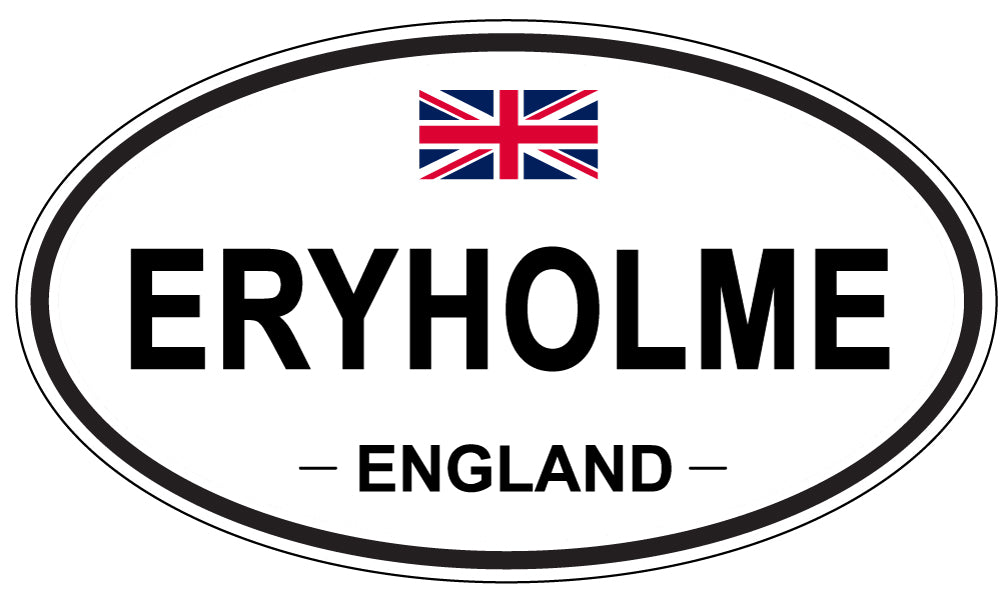 ERYHOLME, England - Oval Magnet