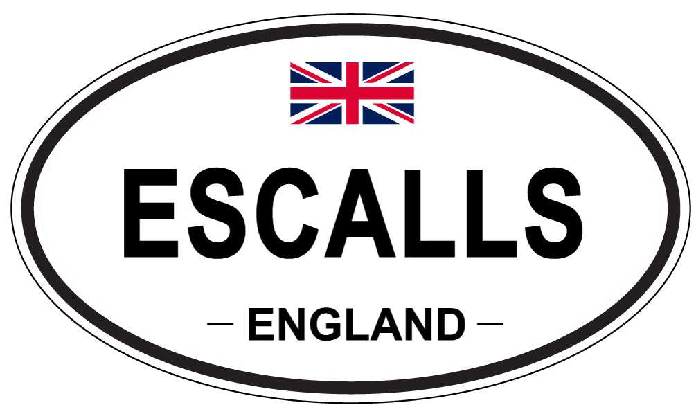 ESCALLS, England - Oval Magnet