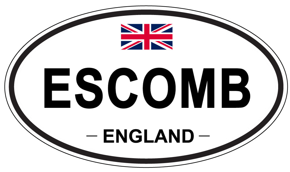 ESCOMB, England - Oval Magnet