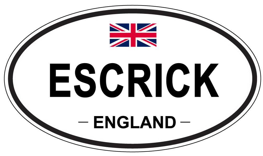 ESCRICK, England - Oval Magnet