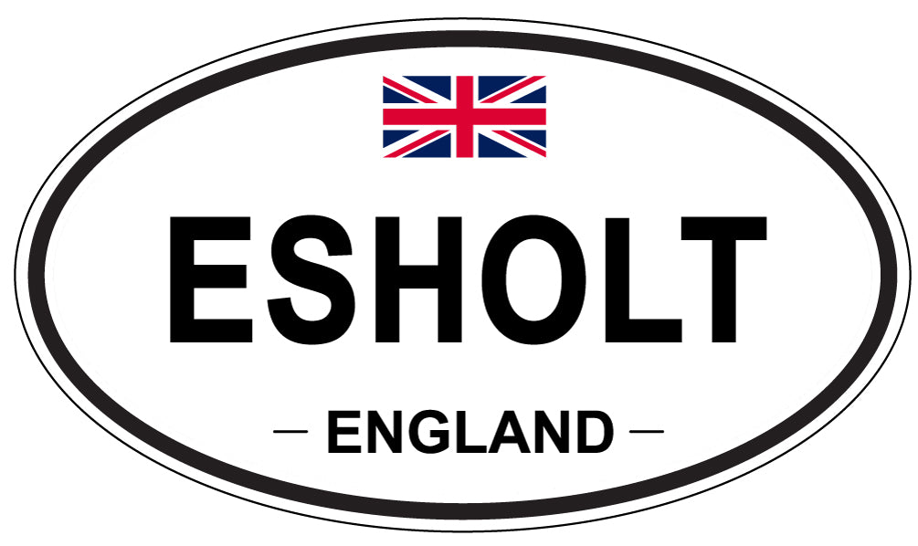 ESHOLT, England - Oval Magnet