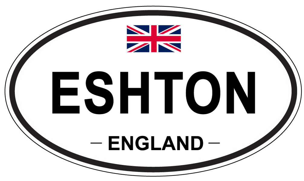 ESHTON, England - Oval Magnet