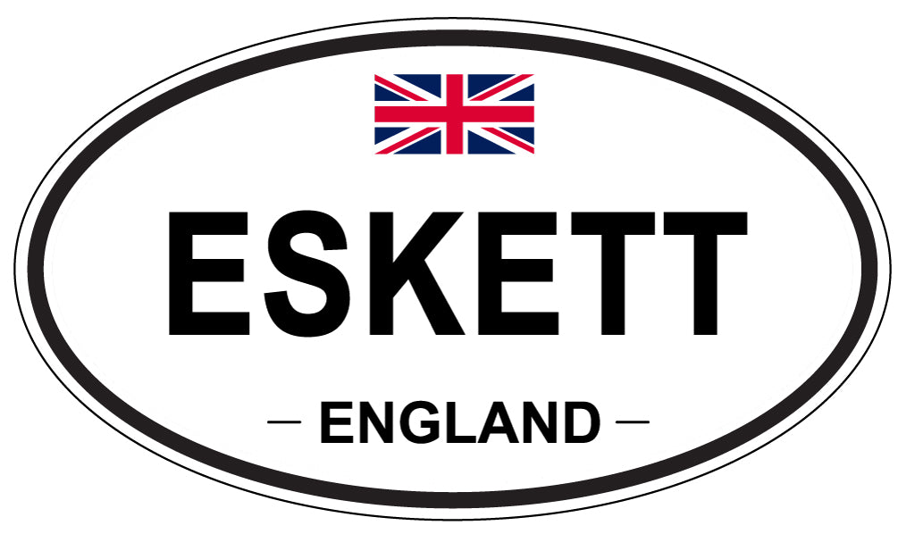 ESKETT, England - Oval Magnet