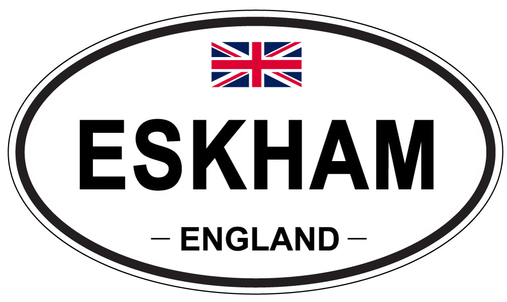 ESKHAM, England - Oval Magnet