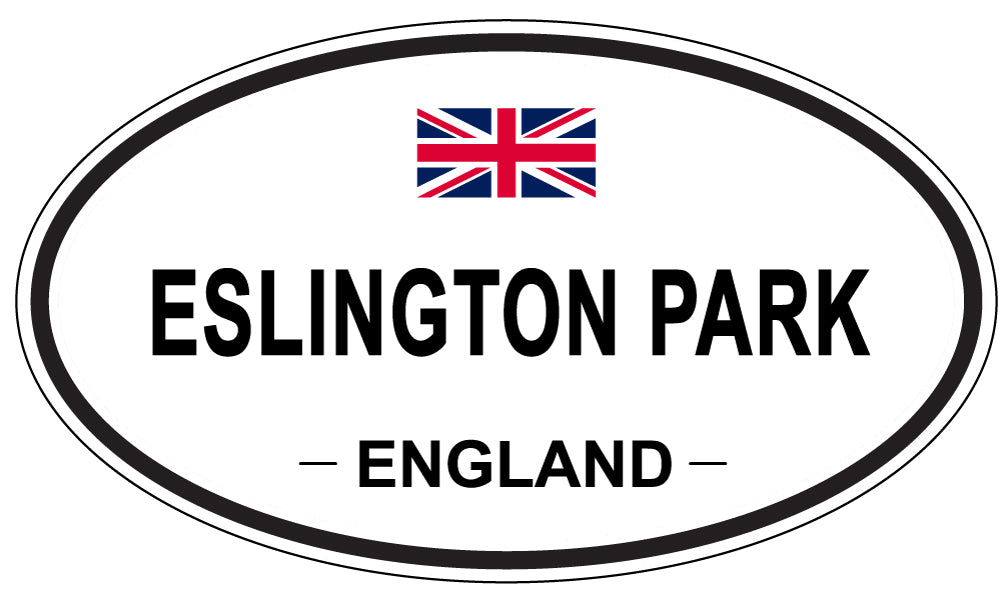ESLINGTON PARK, England - Oval Magnet